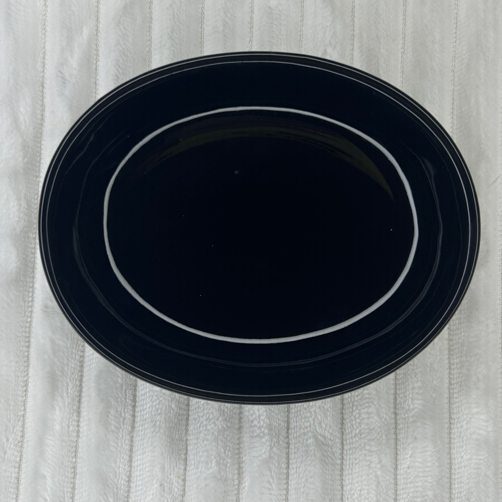 Mainstays Elegant Black Oval Soap Dish
